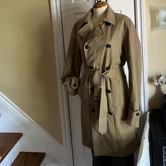 Banana Republic Brown Water Resistant Trench-coat Size M - Picture 1 of 4